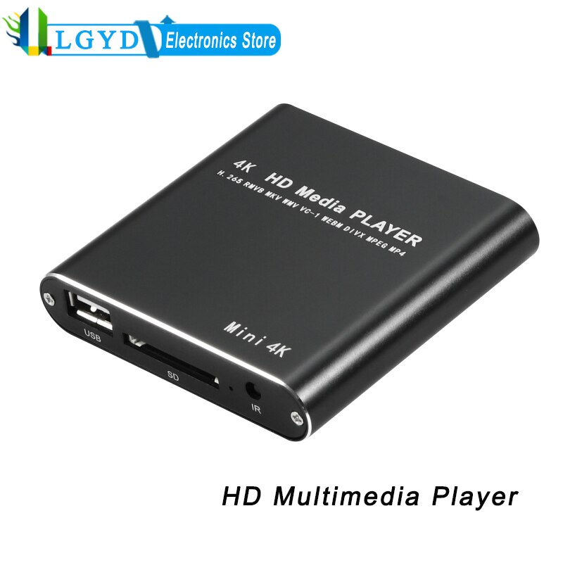 X9 HD Multimedia-Spieler 4K Video Schleife USB Externe Medien-Spieler AD Spieler 4G Lagerung Raum Unterstützung Spielen PPT und PDF