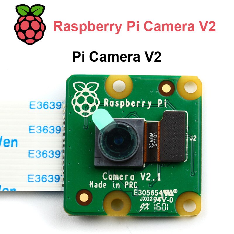 Originele Raspberry Pi 4 Model B 4B 3B Plus 2B Nul Camera V2 & PiNoir Camera V2 Video Module 8MP E14 Versie: Pi Camera V2
