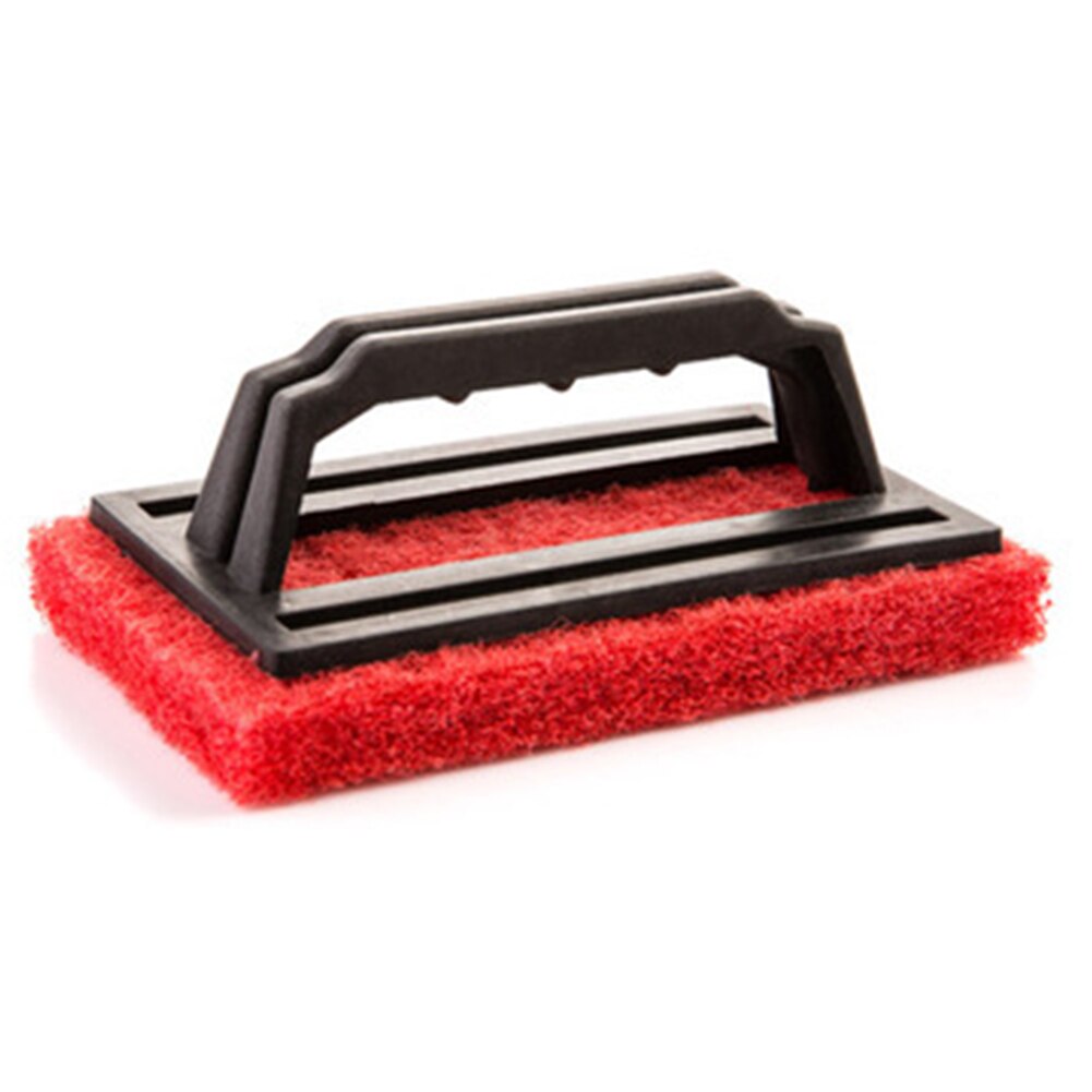 Scum Line Clean Swimming Pools Easy Use Kitchen Sponge Brush With Handle Boats Tub Waterline Scrubber Household Wet Dry Spa: Red