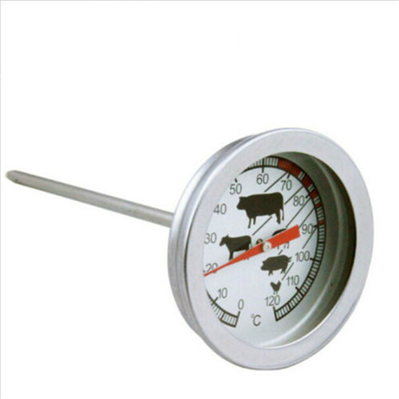 Stainless Steel Instant Read Probe Oven Thermometers Grill Food Meat Temperature Gauge Cooking Kitchen Supply