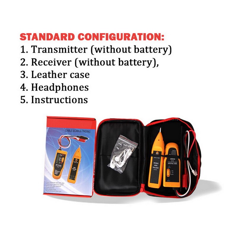 Wire Tracker Network Cable Tester for Cat5 Cat6 RJ11 RJ45 Crimper Lan Diagnose Networking Tools