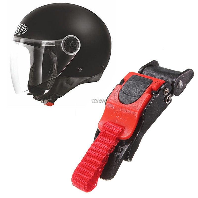 Motor Bike Helm Kinband Snelheid Naaien Clip 9 Gear Snelsluiting MAY3