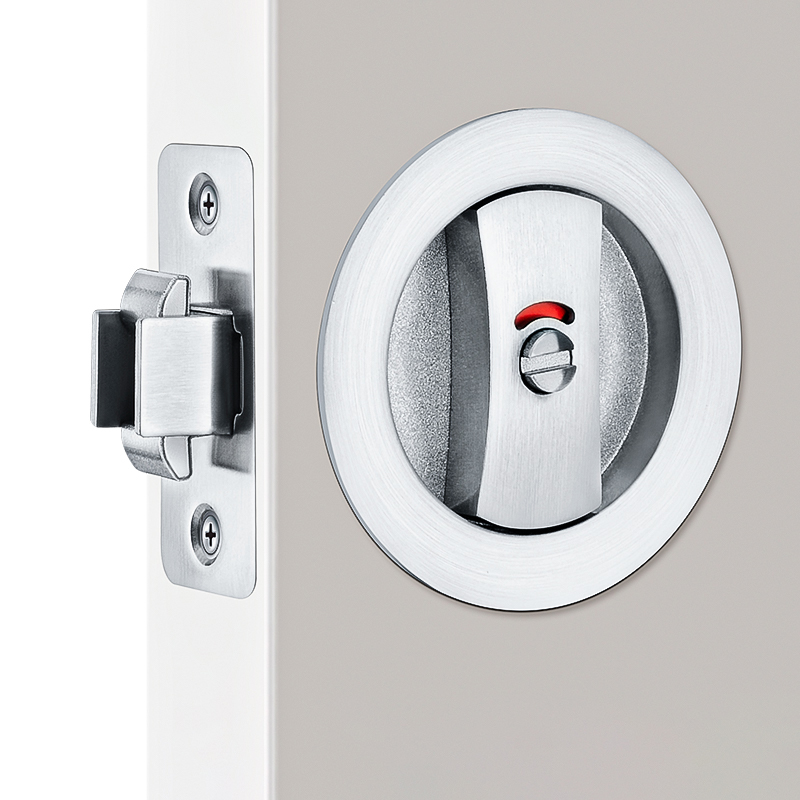 Door Lock Built-In Door Lock Handle Invisible Indoor Sliding Door Lock Can Be Used For Door Lock Handle: Blue