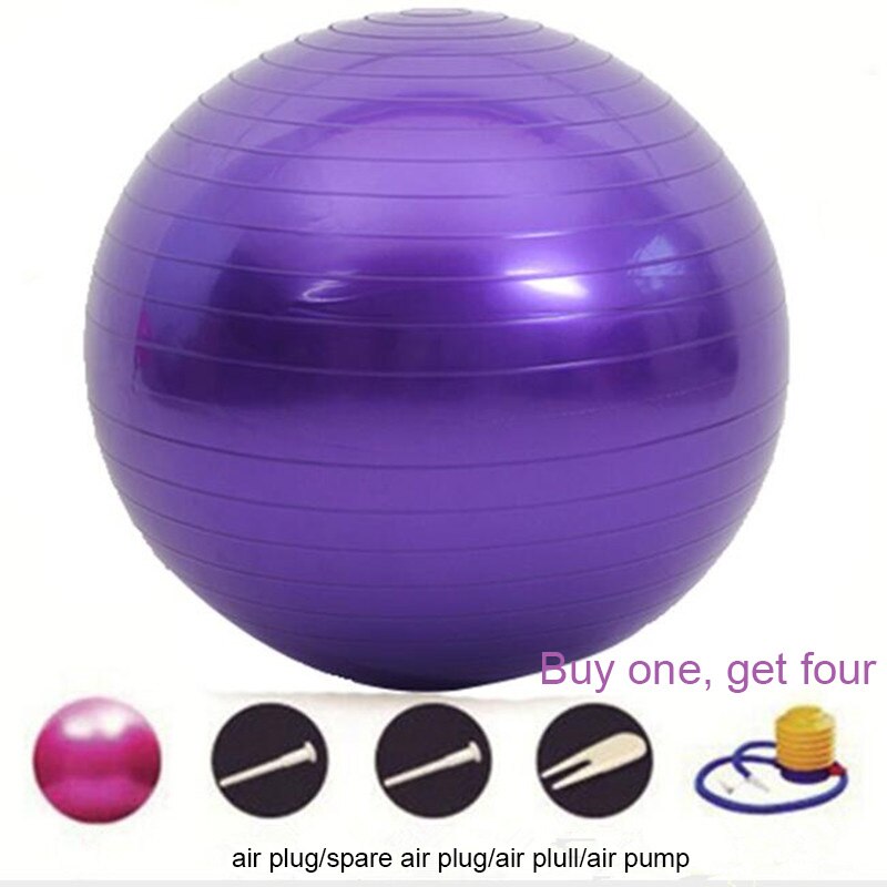 Pelota de Yoga para Fitness, Pilates, gimnasio, Fitball, tren de masaje, ejercicio de equilibrio, deporte, Fitness, silla, pelota inflable suave de 55-75cm