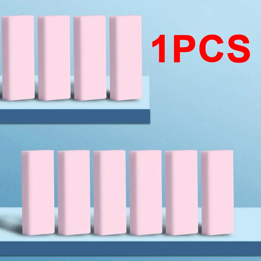 Pencil Eraser Useful Labor-saving Push Pull Rubber Wiping Stationery for Kids Students Drawing Writing School Supplies: Blue