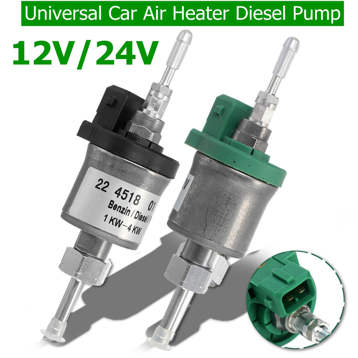 22Ml Brandstof Pompen Standkachel Pomp Voor 1KW-5KW Auto Heater 22Ml Verwarming Pomp 12V/24V Diesel Heater Olie Pomp Auto Accessoires