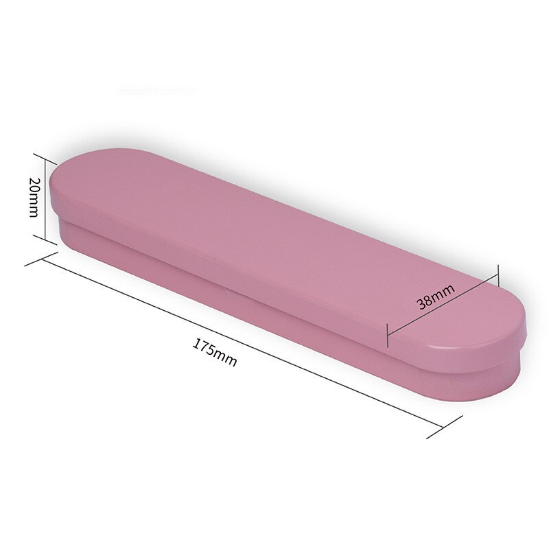 Vulpen Doos Metalen Etui School Briefpapier Doos Voor Kinderen Student Pen Case Leuke Tin Box Multifunctionele Opbergdoos: Pink