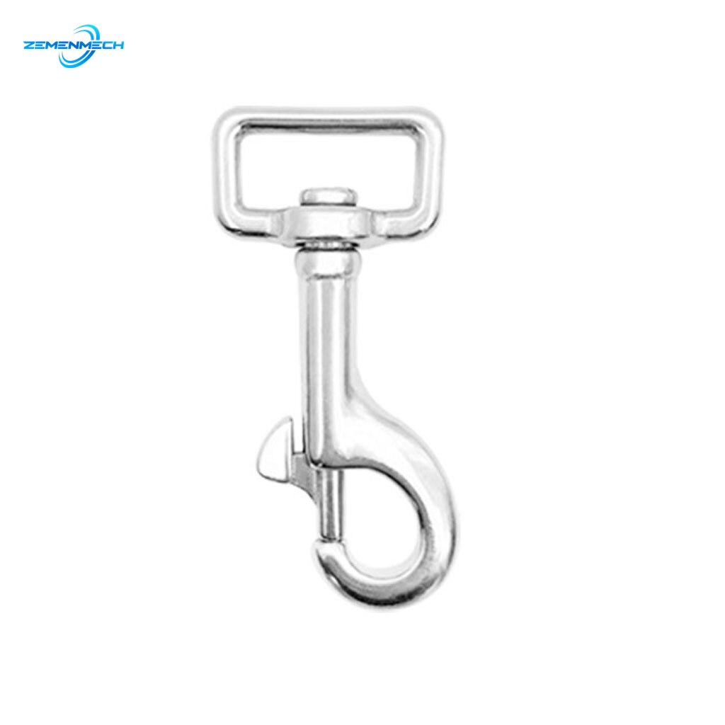 74Mm Rvs SwivelEye Bolt Spring Snap Haak Vierkante Eye Swivel Quick