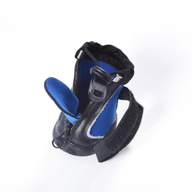 Winter Shoes For Dog Pet Waterproof Dog Boots Leather Snow RainNonslip Pet Shoes Outdoor Nonslip Paw Protector