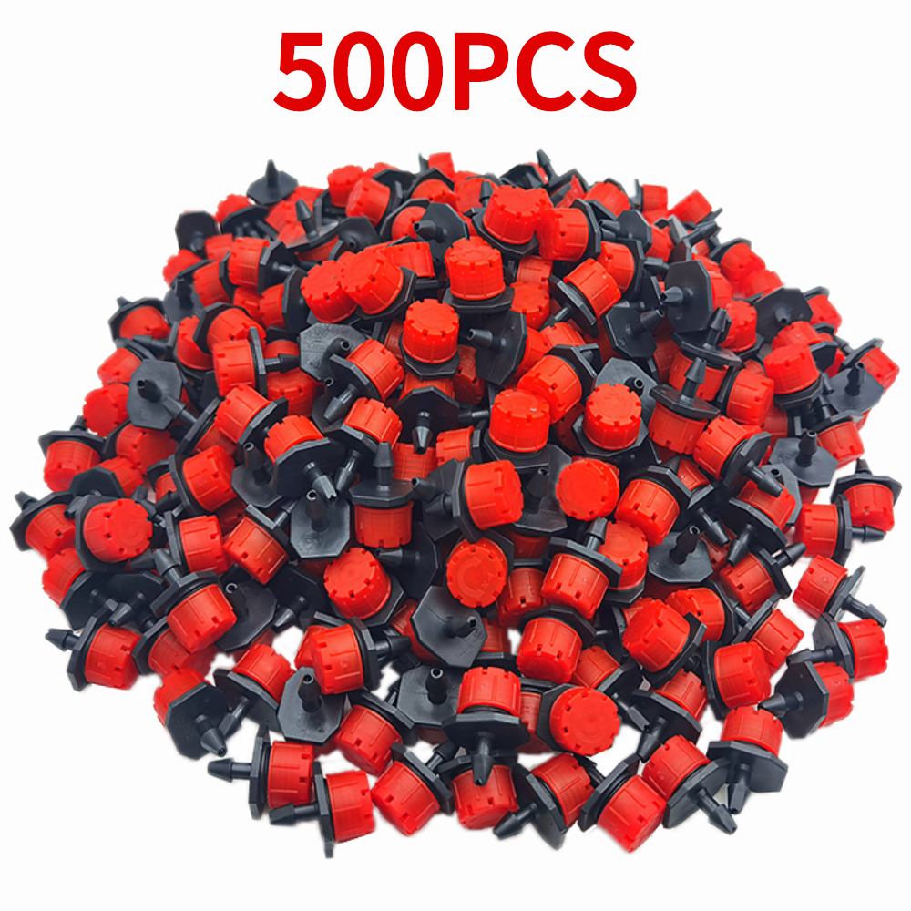 oasi irrigazione da giardino irrigazione a goccia irrigatore regolabile gocciolatore a 360 gradi inserimento a terra in forma 4/7mm tubo flessibile serre Iarda: Grigio chiaro