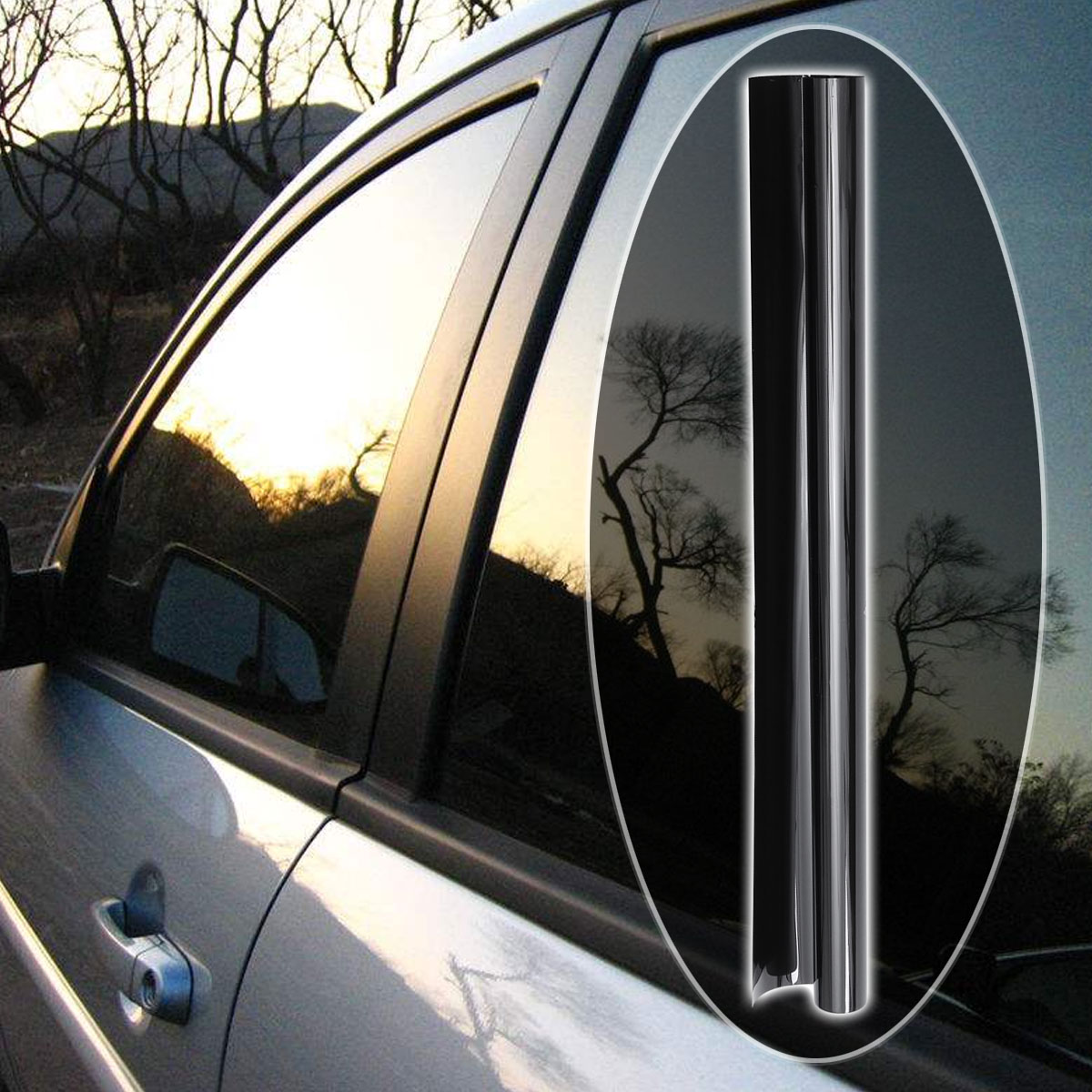 50cm × 3M Auto Window Tint Film Anti Sun Uv Heat Rays Car Protector For Baby Kids Car Sun Shade Side Window Cover