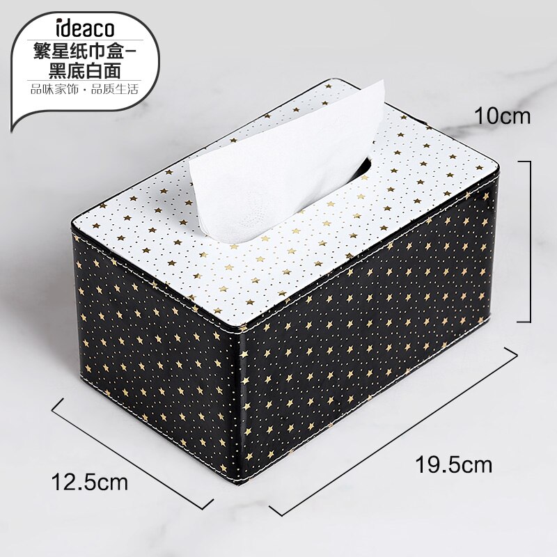 Nordic Marmer Tissue Doos Keuken Tissue Houder Papieren Handdoek Dispenser Vierkante Box Cover Servet Houder Weefsels Doekjes Case FH024: Style 6