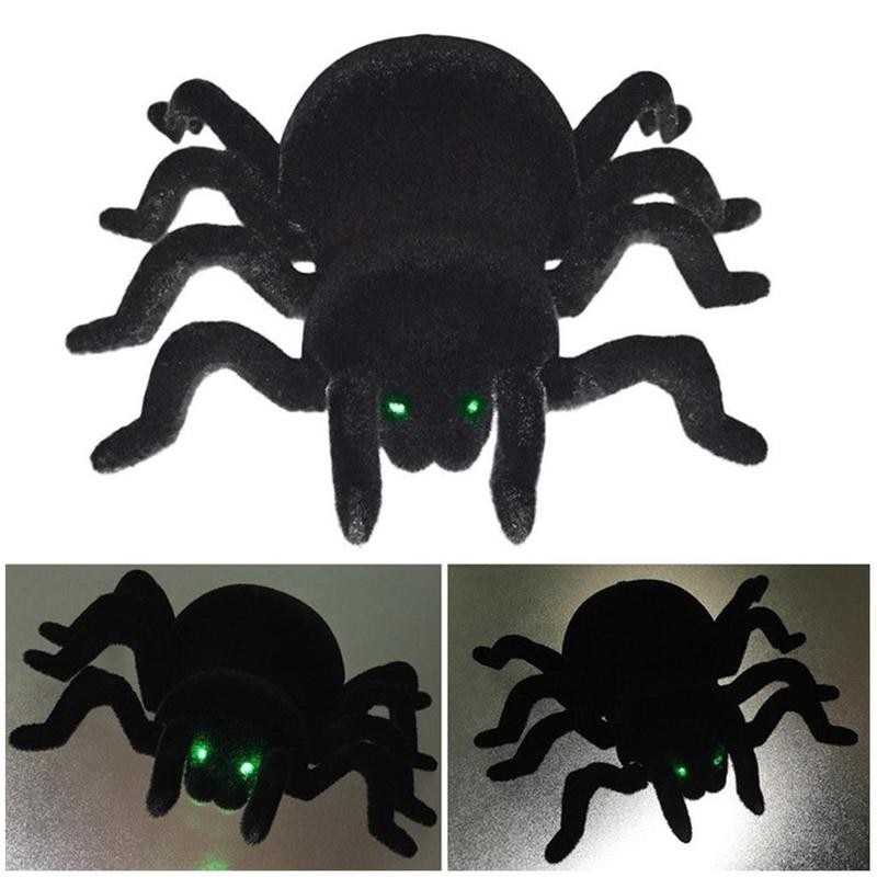 Remote Control Simulation Spider Scary Trick Toy RC Wall Climbing Spider Halloween Remote Control Spider Animal Prank Toy