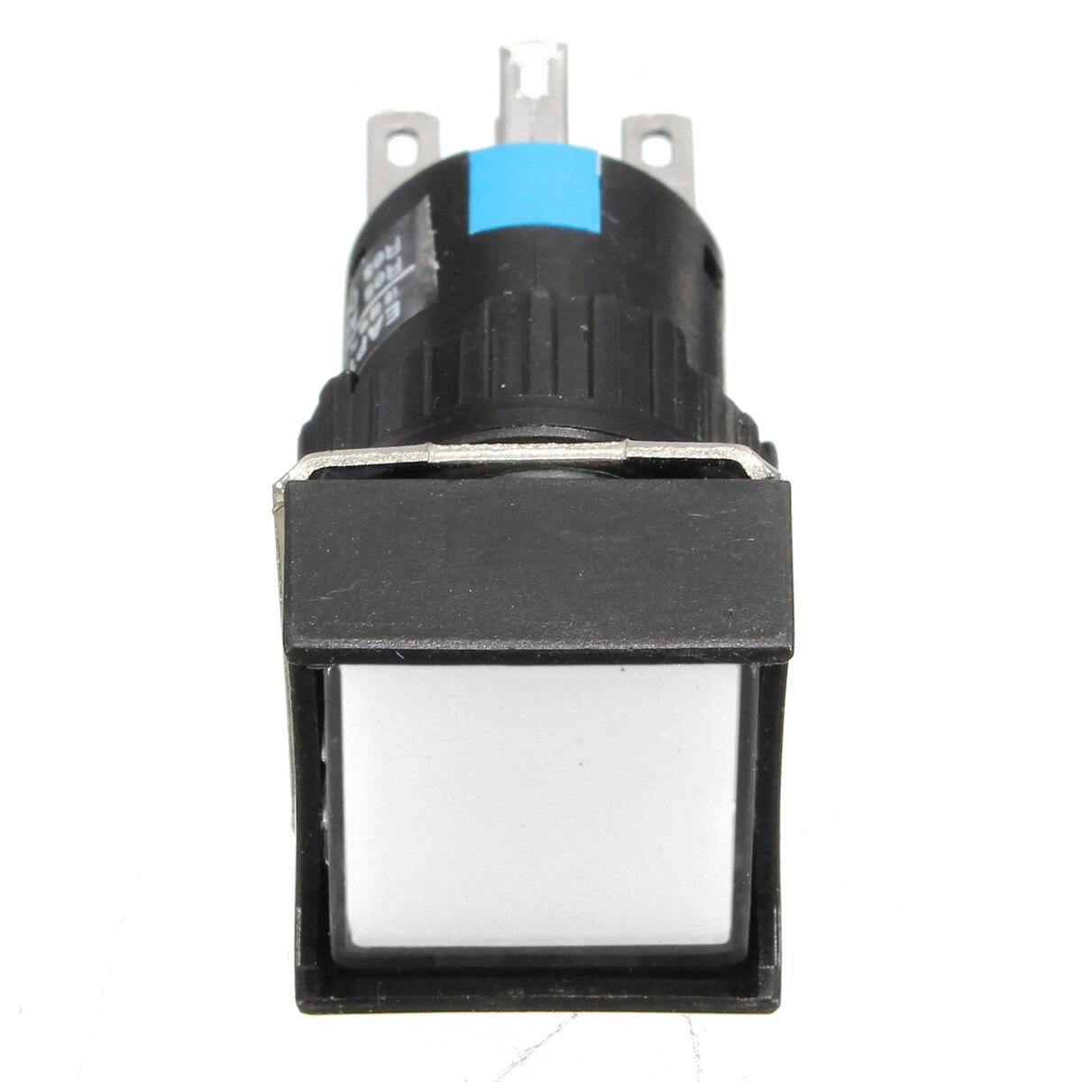 16Mm Dc 12V Drukknop Self Lock Switch Vierkante Led Licht Knop: Default Title