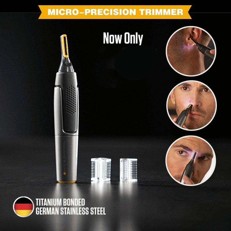 Mintiml™Micro tondeuse de précision, Portable et antidérapant, lumière LED, nez, oreille, sourcils, barbe, outil Ultra-mince, directe