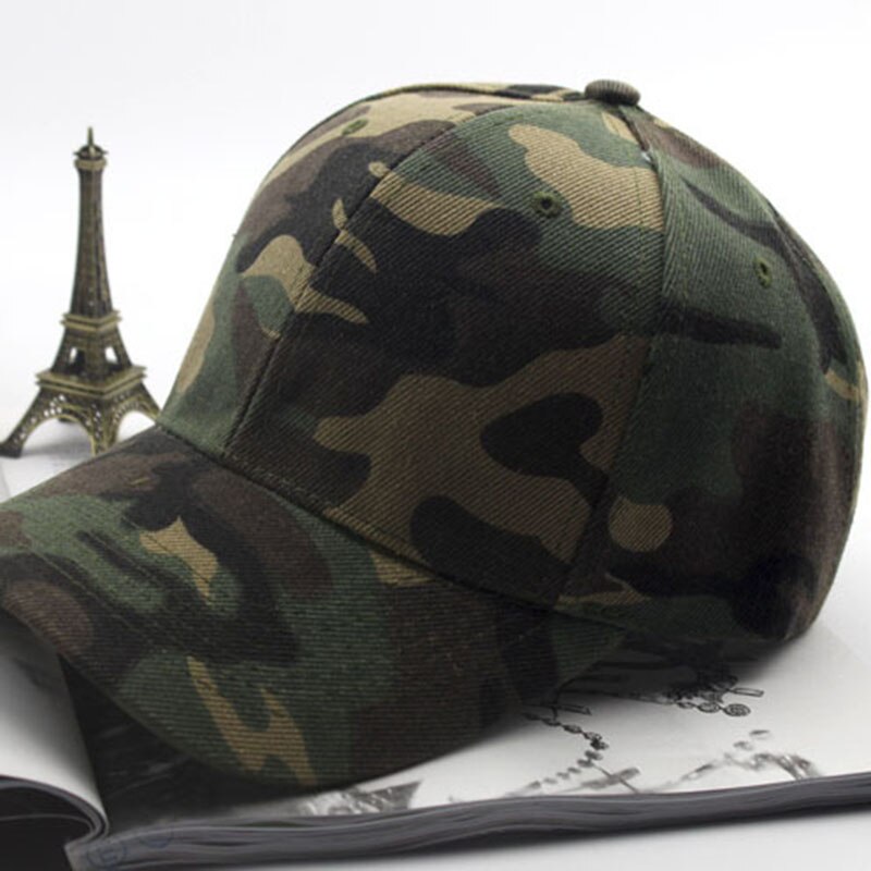 Sommer afslappet camouflage hat diy baseball caps par cap udendørs skygge blank hip hop hatd til mænd kvinder