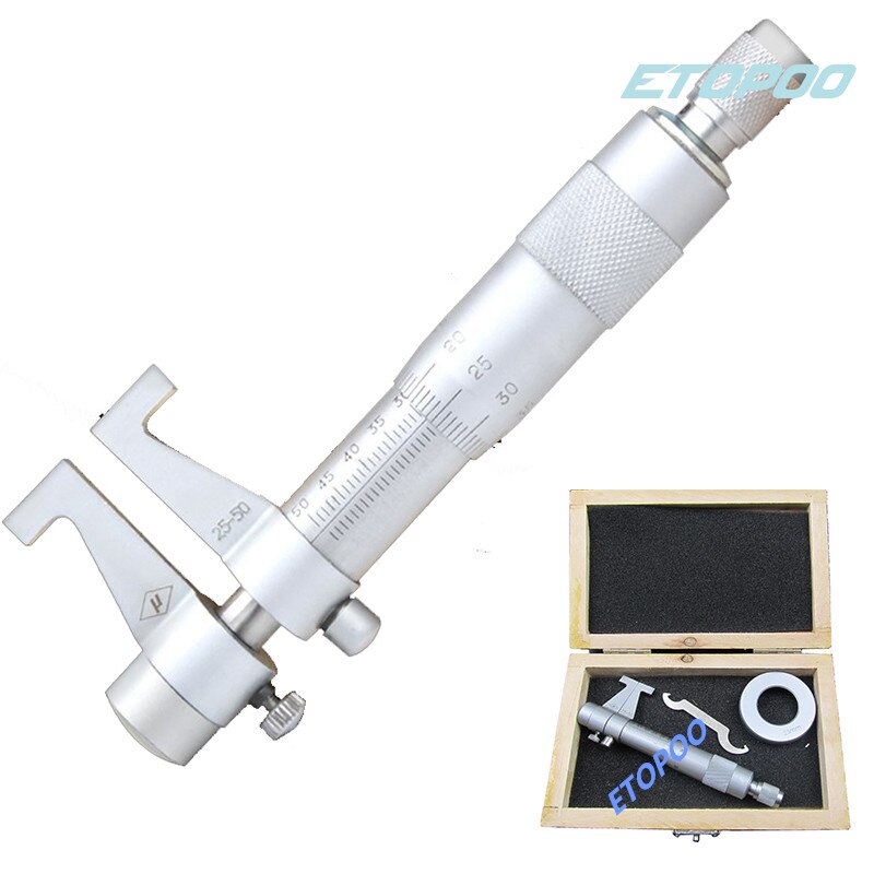 25-50mm inre mikrometer mätare inuti mikrometer för invändig mätning