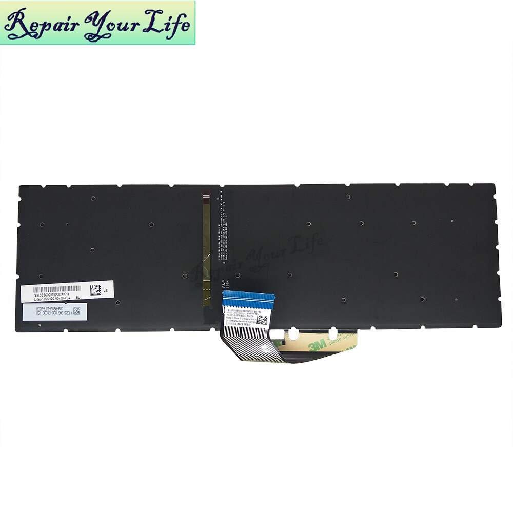 Ser teclado para HP 15-DA 15-DB 15-EC 15-CN 15-CW 15-da0000 15-DA0002DX belga retroiluminación blanca no accesorios de Marco