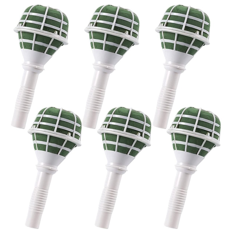 6 Stuk Boeket Houder, Bruidsboeket Handvat Voor Bloemstuk En Bruiloft Boeket Leveringen: Default Title