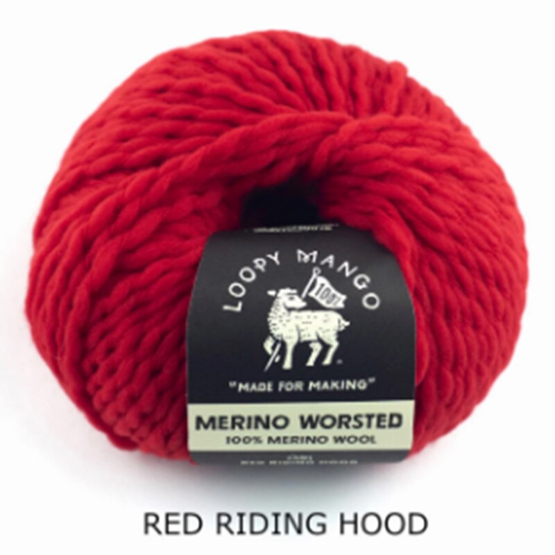 Loopy Mango merino worsted Yarn 100% Merino Wool Yarn soft and warm Handknitting Yarn