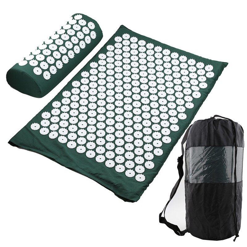 Massager Kussen Massage Mat Acupressuur Stress Terug Body Pijn Spike Mat Massage Yoga Mat