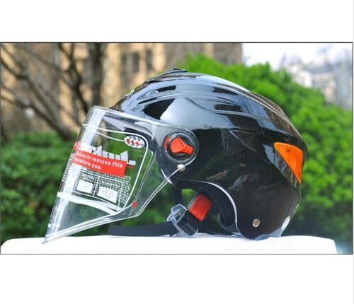 Zomer Motorfiets Half Helmen Fiets Scooter Helm Zonnebrandcrème Anti Uv Motorhelm Casco Capacete: 6
