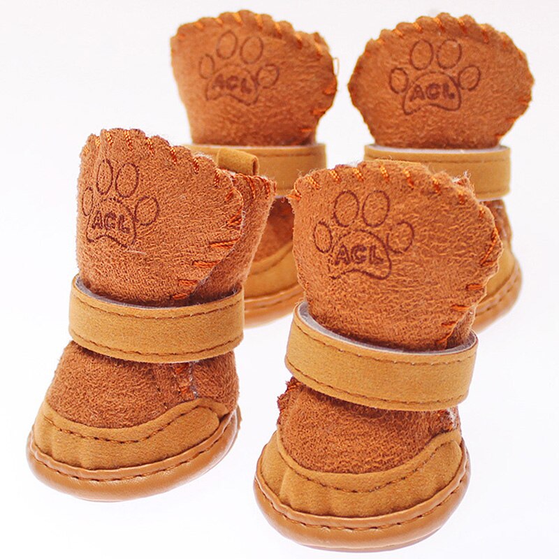Haustier Hund Schuhe Winter Warme Plus Fleece Stiefel Für Welpen Katze Haustier Schuhe Chihuahua Kleine Hund Schuhe Haustiere Kleidung Liefert