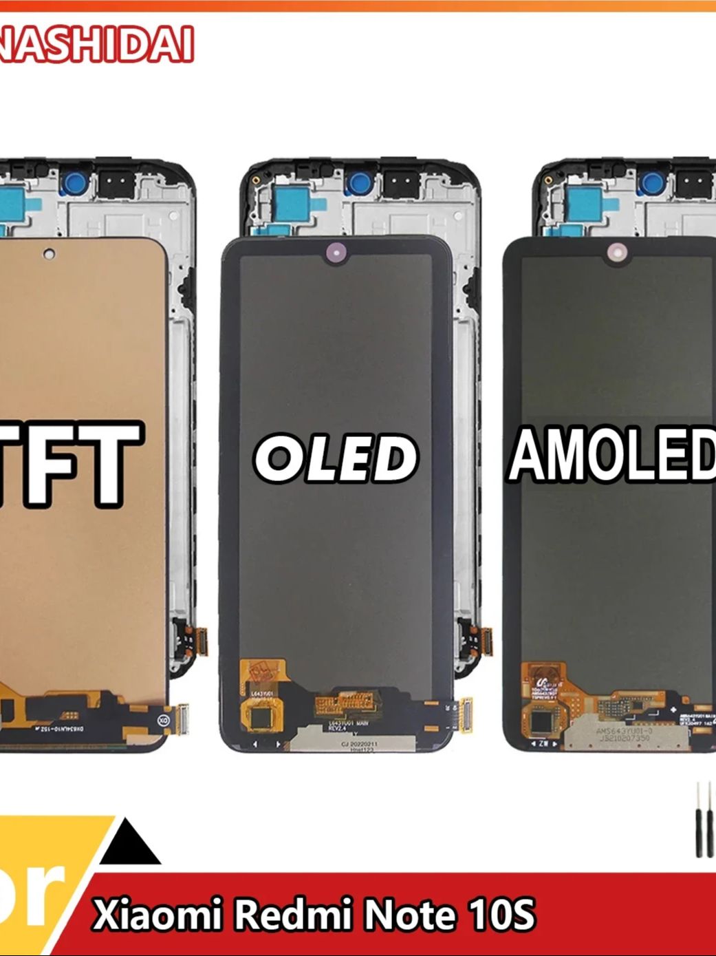 LCD For Xiaomi Redmi Note 10S LCD Display Touch Screen Digitizer Assembly Note 10S M2101K7BG M2101K7BI M2101K7BNY M2101K7BL