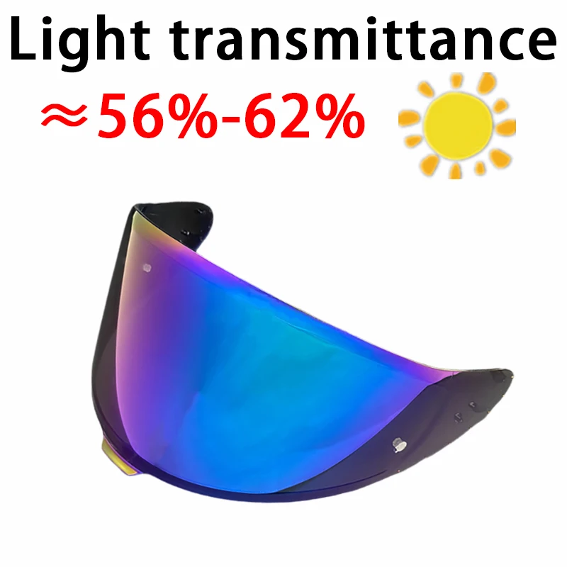 For SHOEI RF1400 NXR2 CWR-F2 CWR-F2R Z8 X15 X-Fifteen X-SPR Pro Helmet Visor Lens Shield Sunscreen Windshield Uv Protection Moto: Dark Grey