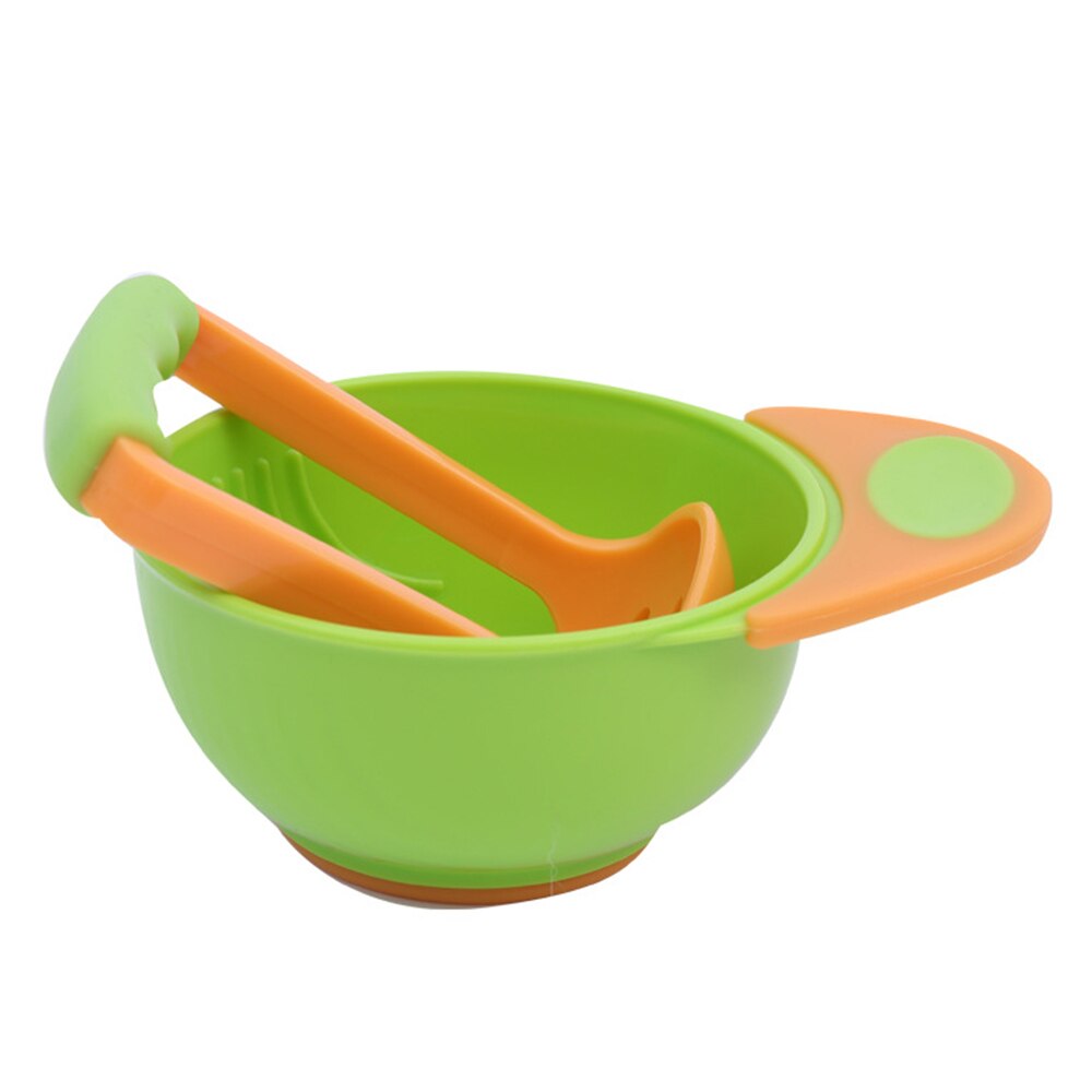 Baby Food Grinding Bowl Set Feeding Food Bowl Fruit Food Press Machine Safety Processor Baby Food Mills Tools: 04