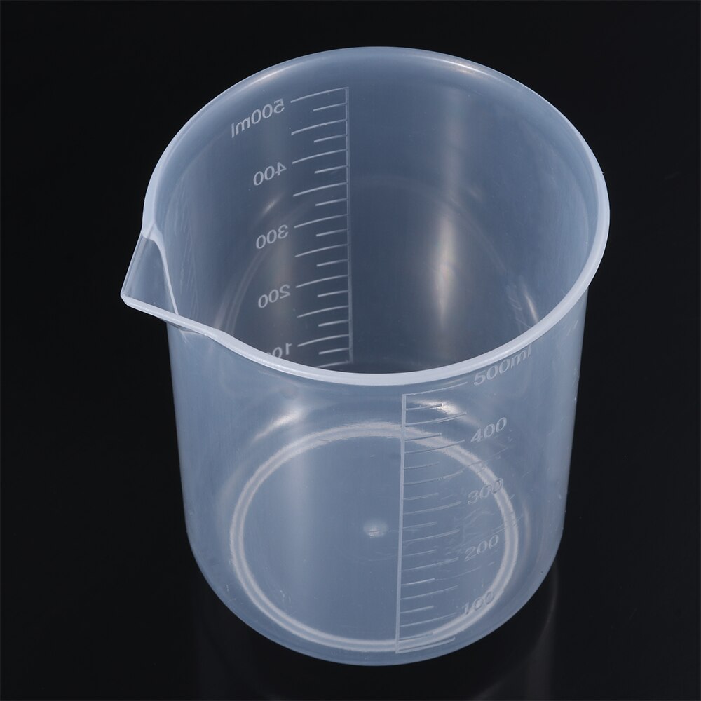 Wysokiej jakości kuchnia miarka kubek wlać wylewka plastikowe naczynia robić pieczenia laboratorium zlewka przezroczysty kubek miarka dzbanek cieczy