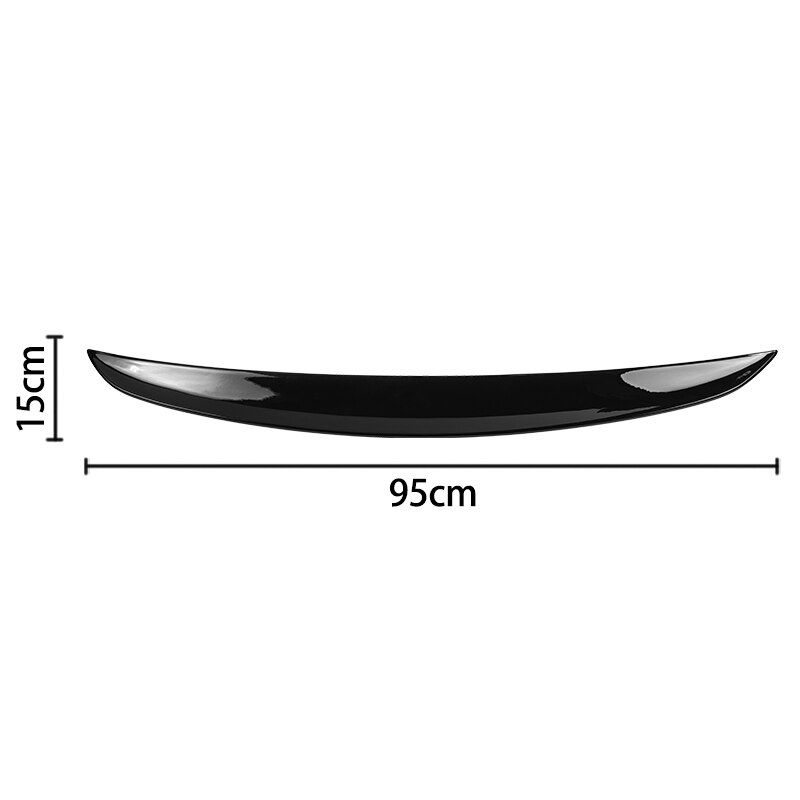 Zwart/Carbon Fiber Kofferbak Spoiler Lip Voor Mercedes Benz A-klasse W177 -2024 A180 A160 A200 a220 A250 A45 A35 Hatchback