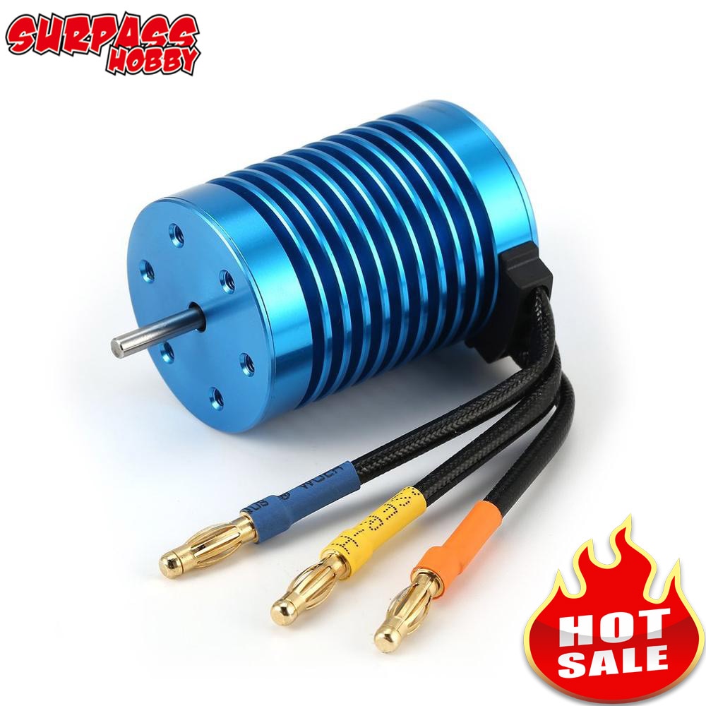 Surpass Hobby F540 3000KV 3300KV 3930KV 4370KV Brushless Motor for 1/10 RC Car Redcat Electric Volcano EPX PRO Blackout XTE