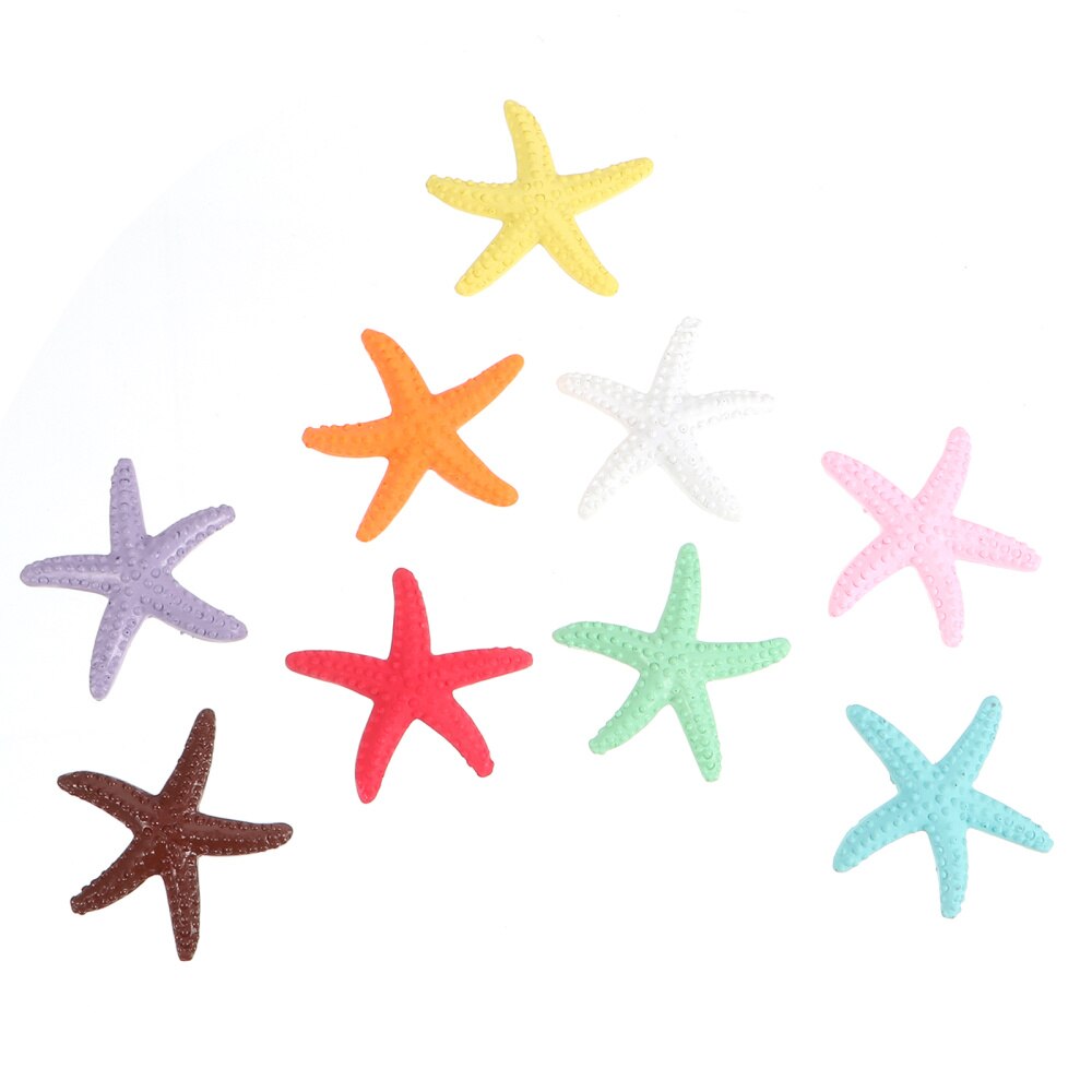 18pcs Simulation Sea Star Miniature Landscape Aquarium Faux Sea Star Decor: Default Title
