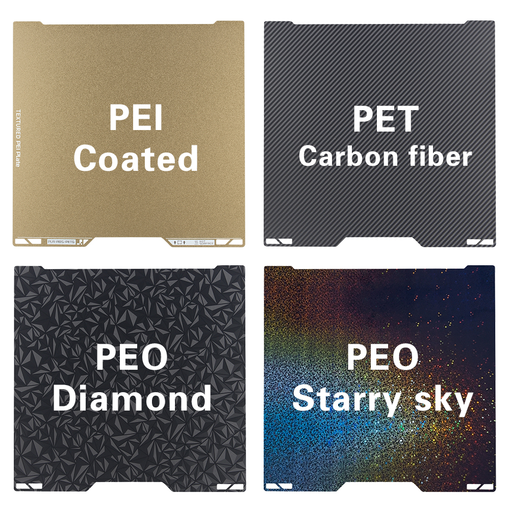 XCR3D For Bambu Lab h2d build plate hotbed Double Sided Bambulab H2D smooth Textured PEI Plate Accessories 350x320*0.75mm