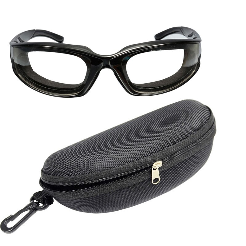 Onion Goggles gafas de seguridad para limpieza de cocina, protección ocular para ciclismo, antidesgarro, a prueba de polvo, antivaho, a prueba de viento: Negro