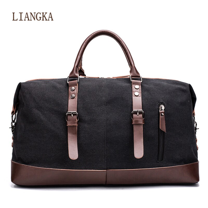Mannen Grote Capaciteit Reistassen Bagage Canvas Tas Leisure Handtassen Cut-Proof Schoudertassen Overnachting Weekend Tassen