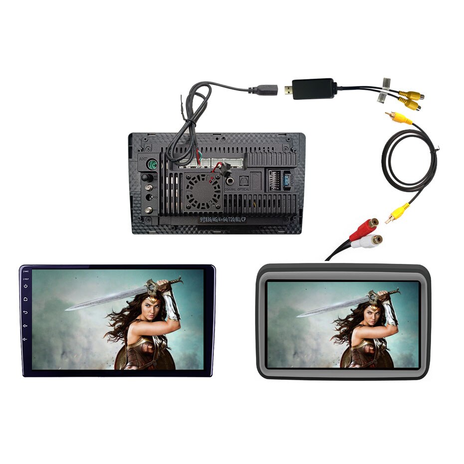 Android multimedia radio, video output, USB output box
