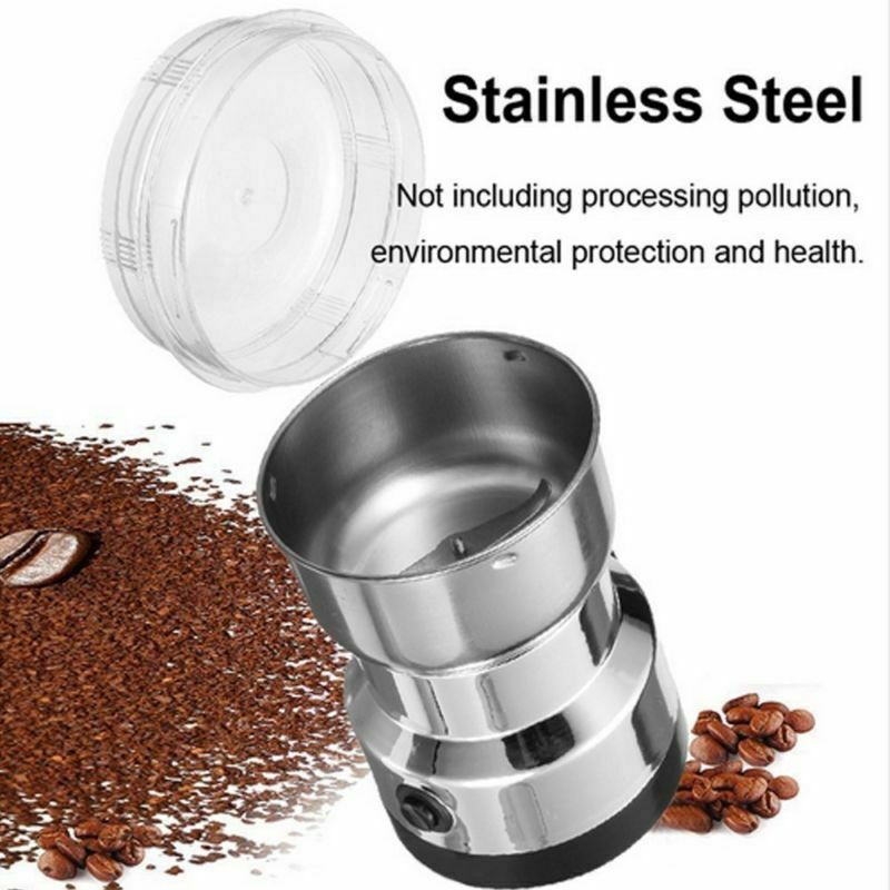 Elektrisk kaffebønnekværn bønnenøddekværn krydderi mat blender multifunktionel hjemmekværn kaffemaskine køkkenværktøj