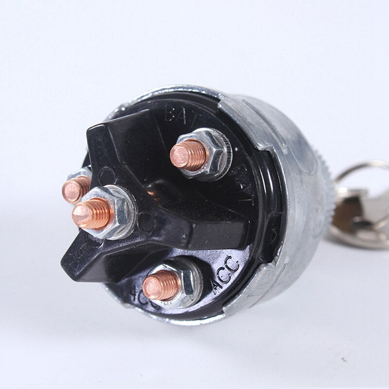 Interruptor de encendido Universal para coche, interruptor de encendido/apagado con 2 llaves, 3 posiciones para coche, Tractor, remolque y camión