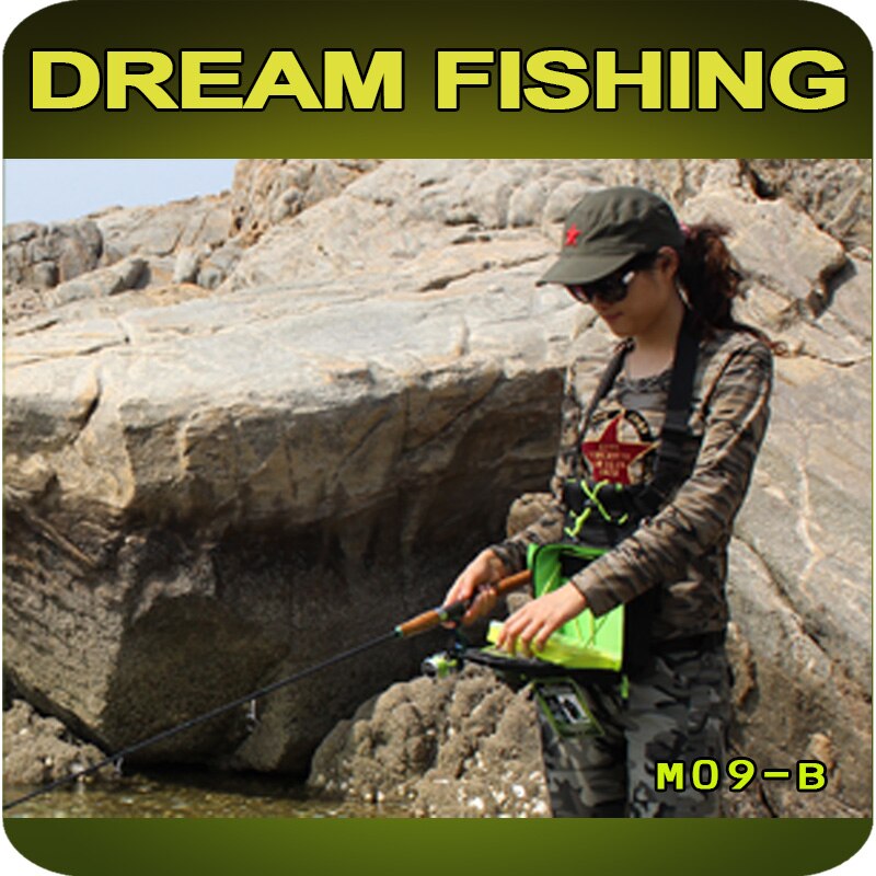 DREAM FISHING 17*6*22cm Multifunctional Fishing Tackle Bags + 17.5*15.5*3.5cm Fishing Box Storage Case Chest Bag Waist Leg Pack