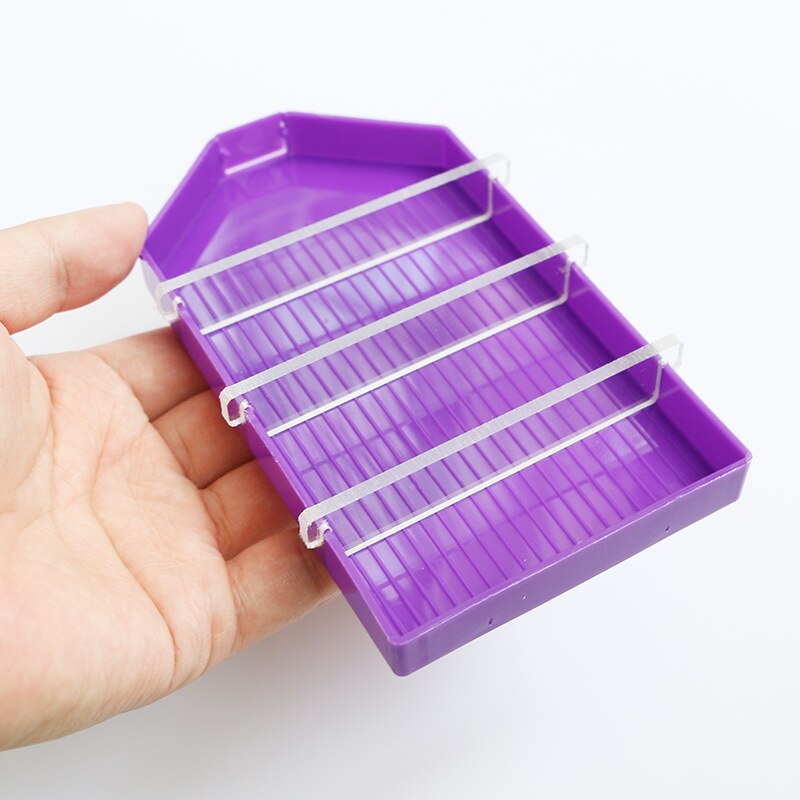 1Pc Large Capacity Point Drill Diamond Painting Tray Plate Embroidery Tool Accessories Organizer Storage Container for Beads