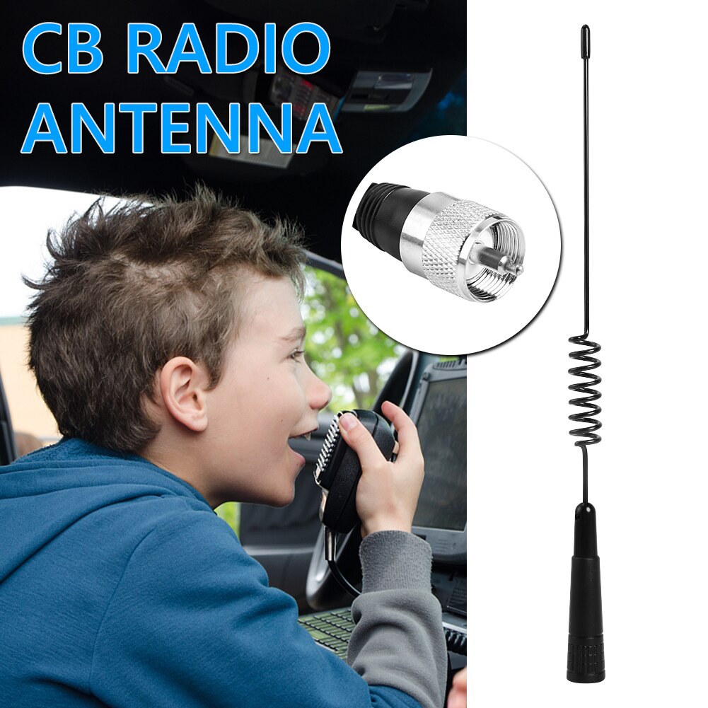 MAG-1345 CB Radio Antenna 27MHz PL Connector Aerial with Magnetic Base 4m RG58U Feeder Cable for Mobile Citizens Band Radio