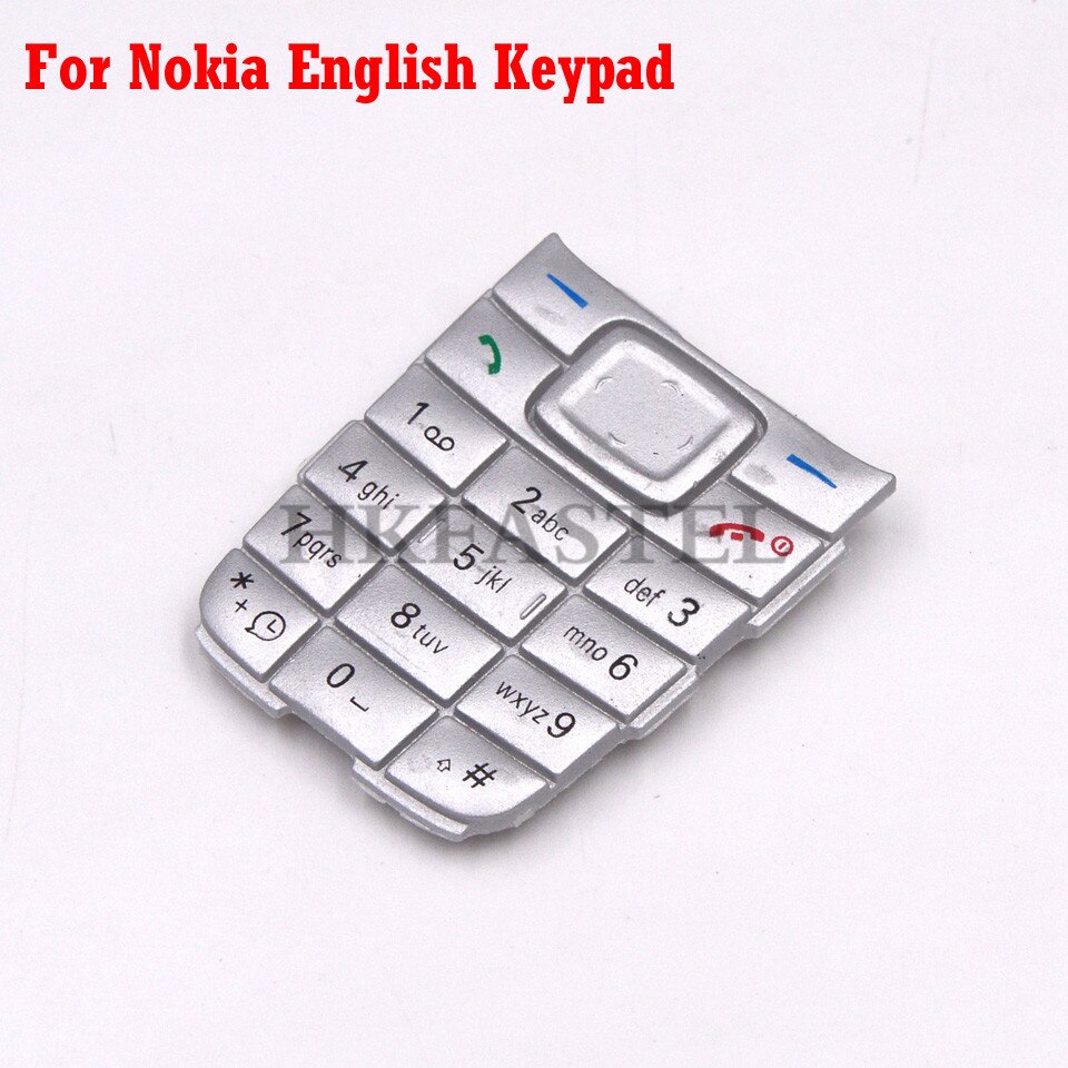 Voor Nokia 1110 Mobiele Telefoon Engels/Russisch/Arabisch Toetsenbord Voor 1110 Behuizing Cover Toetsenbord: English keypad