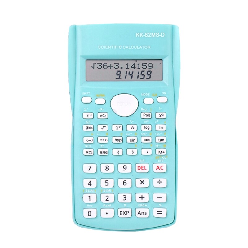 School Engineering Scientific Calculator Students Stationary Calculating Tools: Green