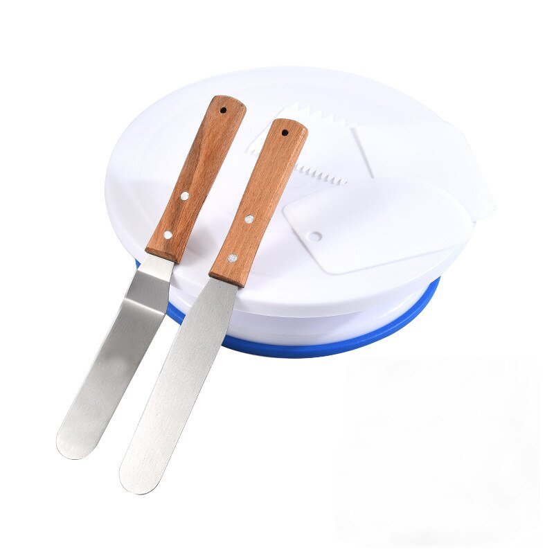 DIY Cake Turntable Cake Decorating Tools Kit Rotary Table Baking Tool Piping Nozzle Piping Bag Set Baking Supplies Sets