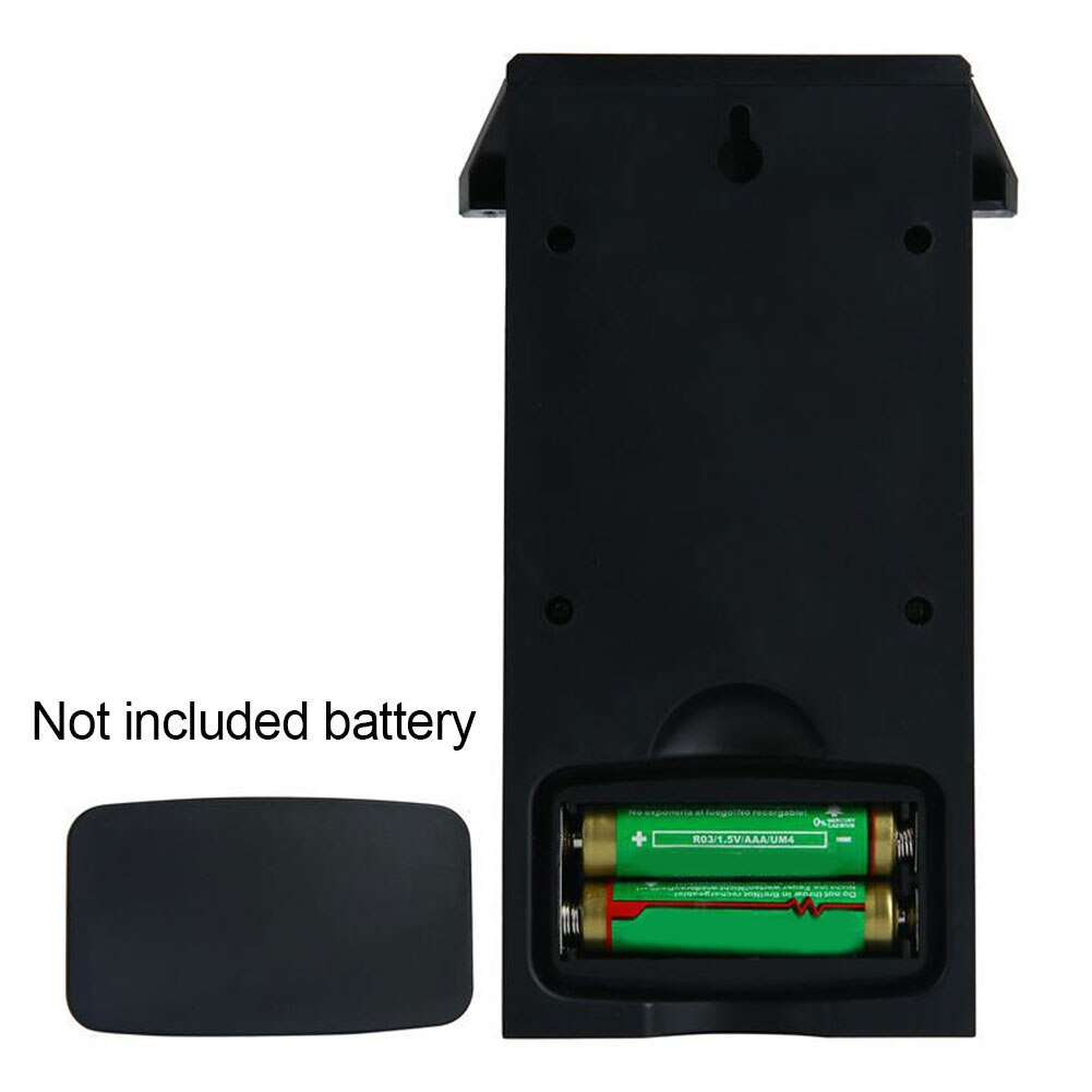 Termómetro Digital impermeable montado en la pared para exteriores, higrómetro para sala de estar y sala de estar, pantalla LCD, temperatura para el hogar