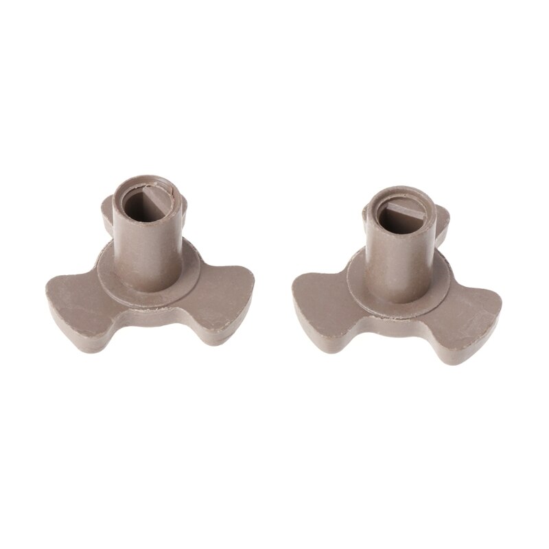 2Pcs 17mm Microwave Oven Turntable Roller Guide Support Coupler Tray Shaft