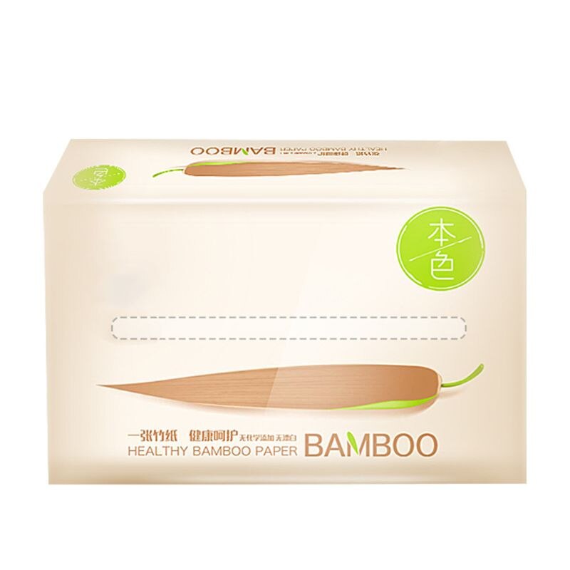 Natural Bamboo Pulp Pumping Paper NO Bleach Health Toilet Paper Wettable Paper Pumping