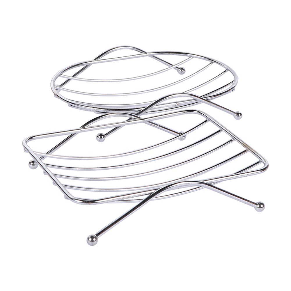 Stainless Steel Soap Dish Bathroom Storage Soap Rack Plate Box Container Wall Storage Rack Holder